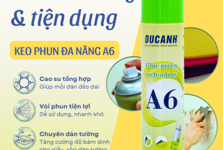 Keo phun đa năng là gì? Ứng dụng thực tế & cách sử dụng keo phun đa năng A6 hiệu quả nhất